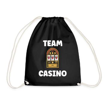 Casino - Drawstring Bag - black - Front