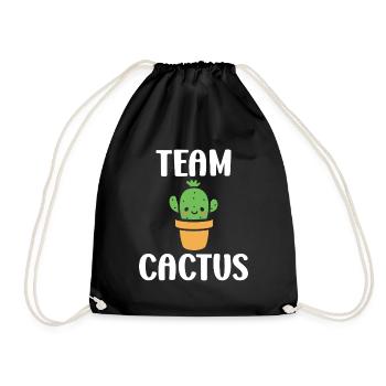 Cactus - Drawstring Bag - black - Front