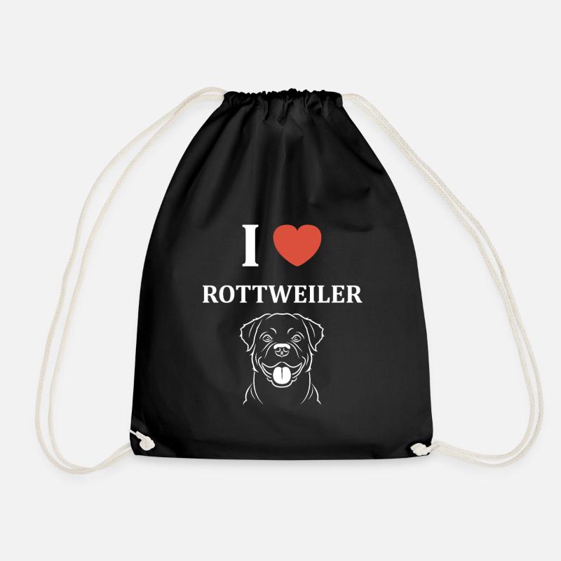 rottweiler - Sac de sport léger - noir