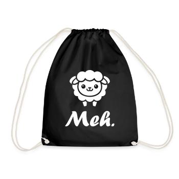 mouton - Sac de sport léger - noir - Devant