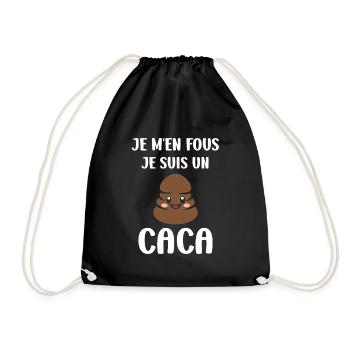 caca - Sac de sport léger - noir - Devant