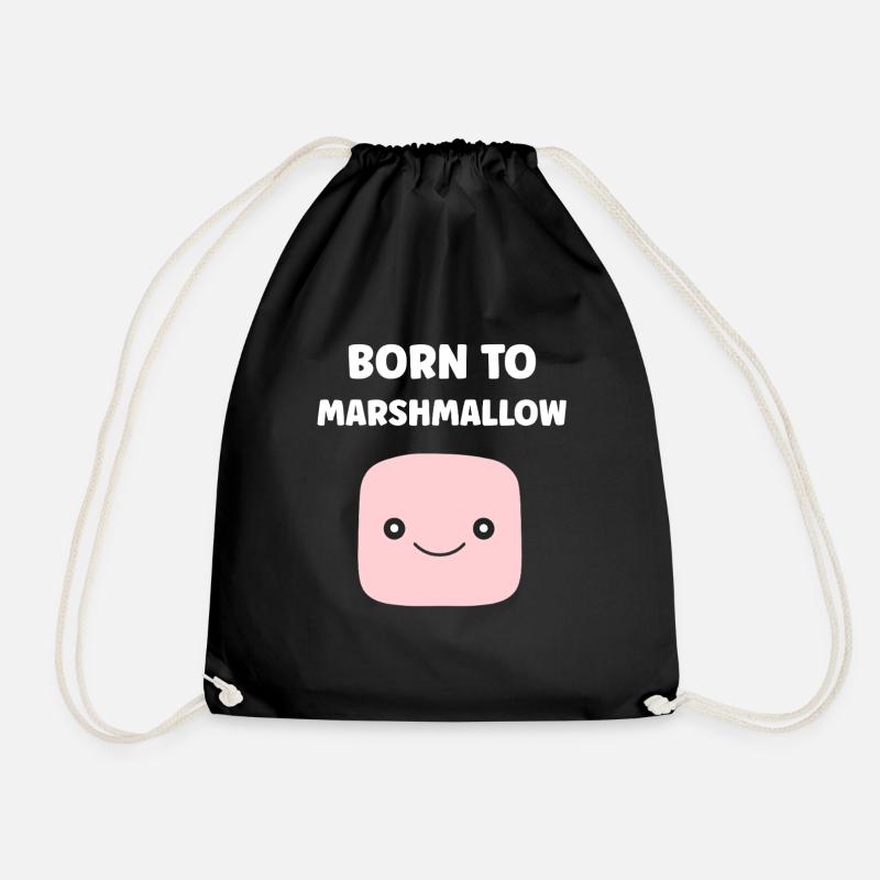 Marshmallow - Turnbeutel - Schwarz