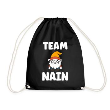 Dwarf - Drawstring Bag - black - Front