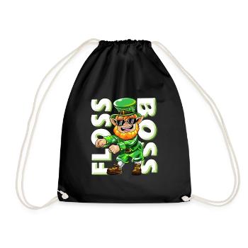 Float Boss Goblin Dancing St Patricks Day Gift - Sac de sport léger - noir - Devant