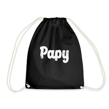 Papy Canadien Grand père fête des pères grand-père - Sac de sport léger - noir - Devant