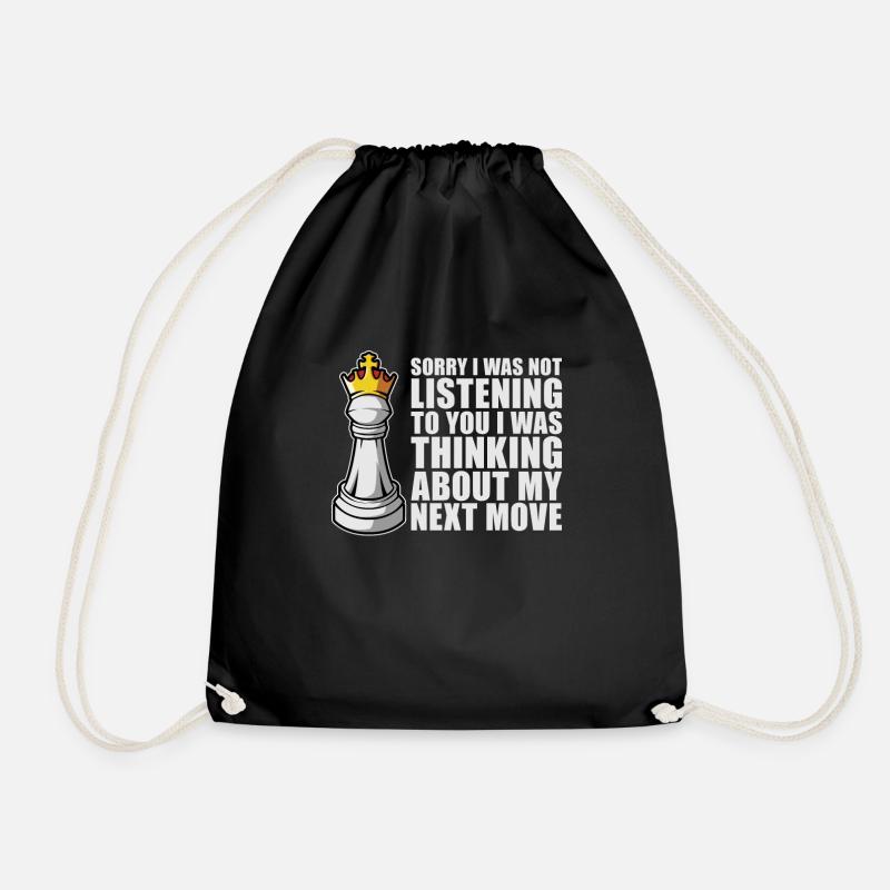 Pièce d’échecs - Sac de sport léger - noir
