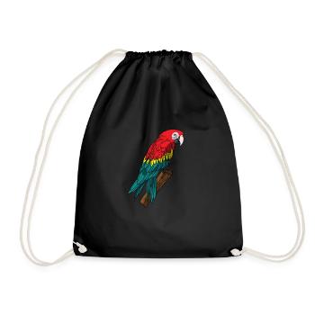 Perroquet - Sac de sport léger - noir - Devant
