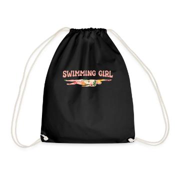 Nageurs nageurs - Sac de sport léger - noir - Devant