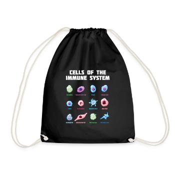 Biologiste scientifique en biologie - Sac de sport léger - noir - Devant