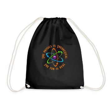 Physicien physicien - Sac de sport léger - noir - Devant
