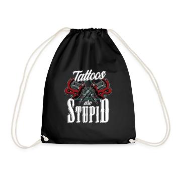 Tattoo Tattoo Art Tattoo Artist - Drawstring Bag - black - Front