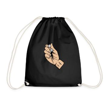 Board game - Drawstring Bag - black - Front