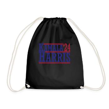 Kamala Harris '24 2024 Elect President Harris - Turnbeutel - Schwarz - Vorne