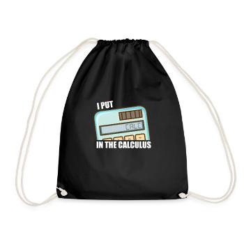 Mathématiques Mathématiques - Sac de sport léger - noir - Devant