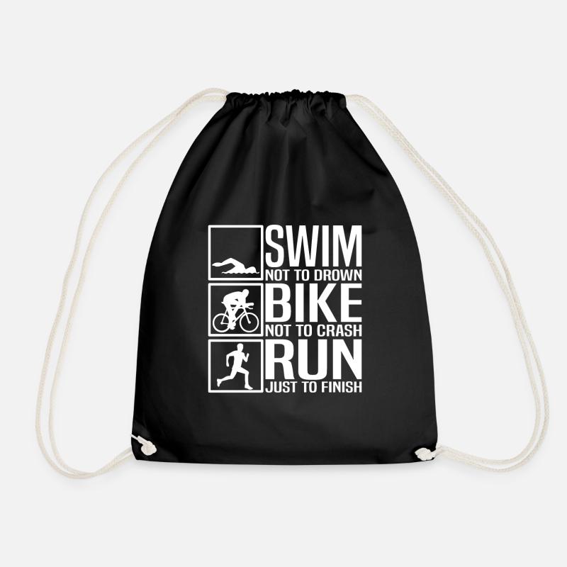 Triathlon - Turnbeutel - Schwarz