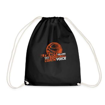 Basketball Basketballer - Drawstring Bag - black - Front