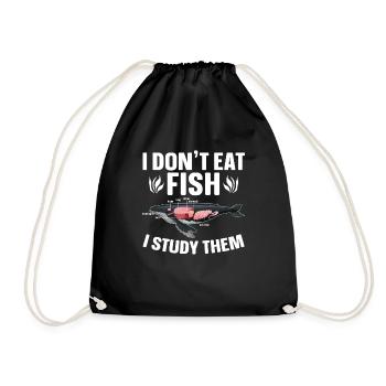 Marine biology - Drawstring Bag - black - Front