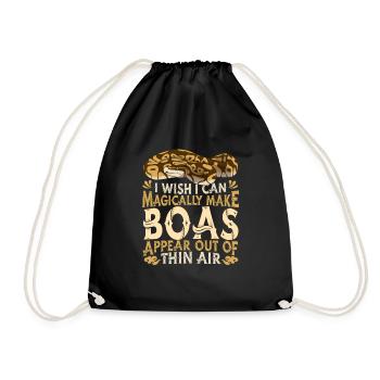 Boa Constrictor Serpent - Sac de sport léger - noir - Devant