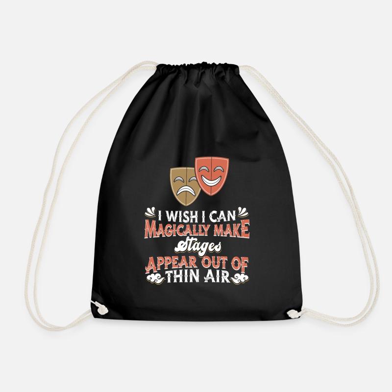 Theatre - Drawstring Bag - black