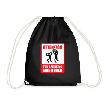 Programmer Coder Software Developer - Drawstring Bag - black - Front