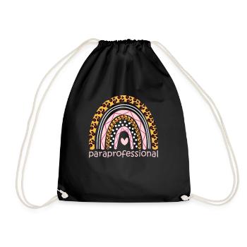 Paraprofessional Bohemian Rainbow Paraprofessional - Turnbeutel - Schwarz - Vorne