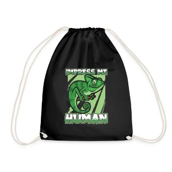 Caméléon Chamäleon - Sac de sport léger - noir - Devant