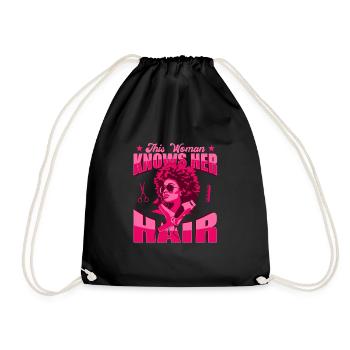 Coiffeur Coiffeur Coiffure Coiffure Coiffure Coiffure - Sac de sport léger - noir - Devant