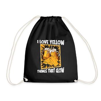 Mine d’or minière - Sac de sport léger - noir - Devant