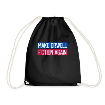 Machen Sie Orwell Fiction wieder libert�r Orwellia - Turnbeutel - Schwarz - Vorne
