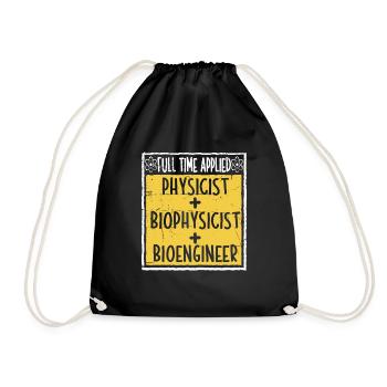 Physicien physicien - Sac de sport léger - noir - Devant