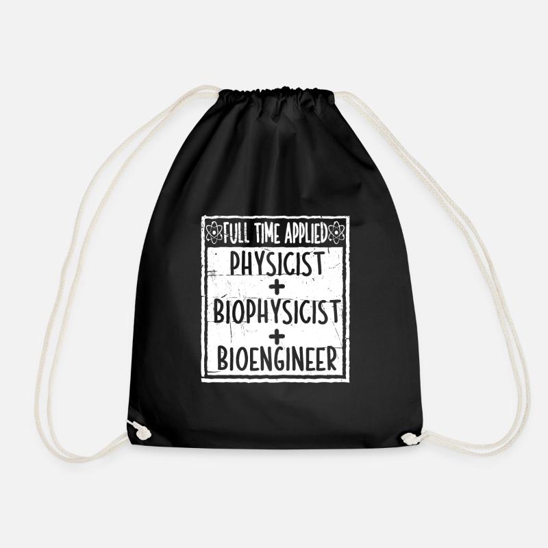 Physik Physiker - Turnbeutel - Schwarz