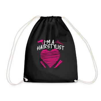 Coiffeur Coiffeur Coiffure Coiffure Coiffure Coiffure - Sac de sport léger - noir - Devant