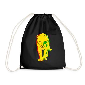 Juneteenth Panther Black History Month Juneteenth - Turnbeutel - Schwarz - Vorne