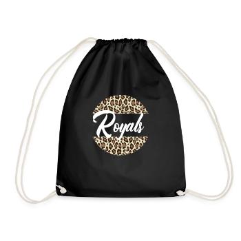 Royals High School Maskottchen Sportteam Frauen - Turnbeutel - Schwarz - Vorne