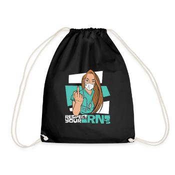 Infirmier - Sac de sport léger - noir - Devant