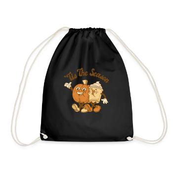 It is the season K rbis and K rbisgew rz autumn - Drawstring Bag - black - Front
