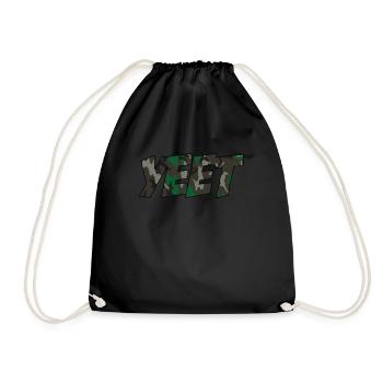 Yeet meme yeted Slang Boys M dchen Teen Child - Drawstring Bag - black - Front