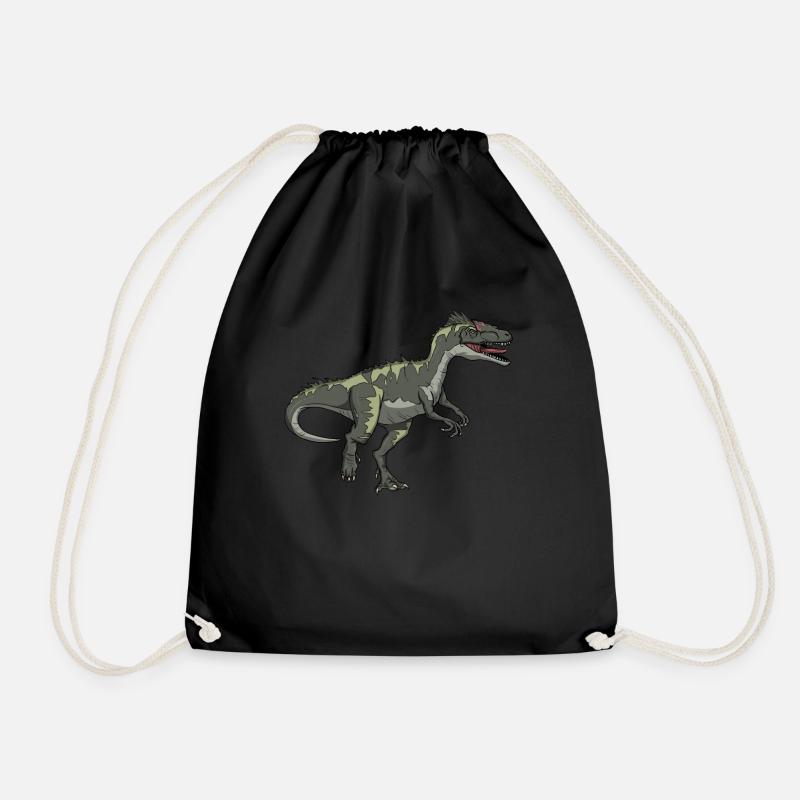 Allosaurus Dinosaurier Kinder Dinosaurier Allosaur - Turnbeutel - Schwarz