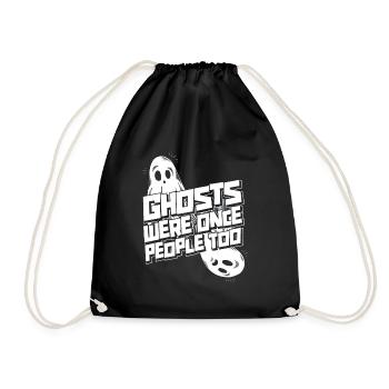 Halloween Funny Ghosts - Drawstring Bag - black - Front