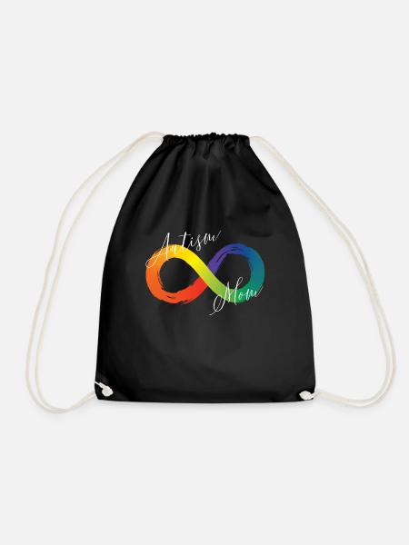 Autismus Mom Infinity Symbol Spectrum Autismus - Turnbeutel - Schwarz