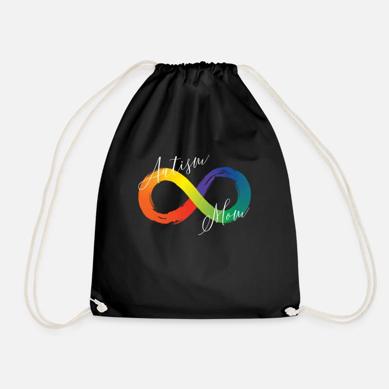 Autismus Mom Infinity Symbol Spectrum Autismus - Turnbeutel - Schwarz