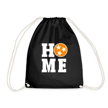 Home Tennessee Liebhaber Freiwilliger Staat Tennes - Turnbeutel - Schwarz - Vorne