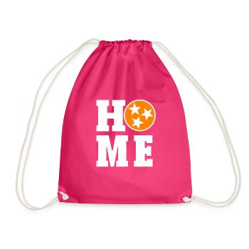 Home Tennessee Liebhaber Freiwilliger Staat Tennes - Turnbeutel - Fuchsia - Vorne
