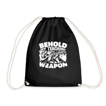 Music Teacher Music Teacher - Drawstring Bag - black - Front