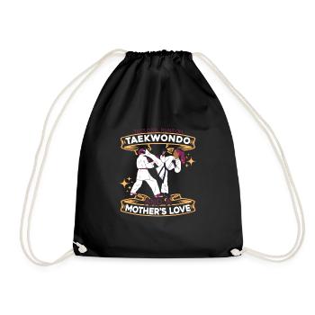 Taekwondo Daughter - Drawstring Bag - black - Front