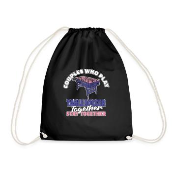 Paire de baby-foot de baby-foot - Sac de sport léger - noir - Devant