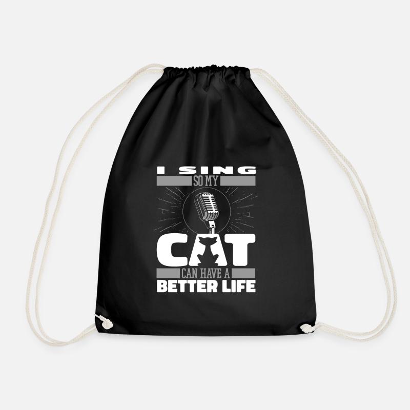 Chorleiter Katze - Turnbeutel - Schwarz
