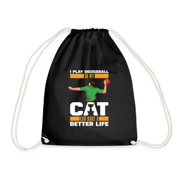Chat de ballon chasseur - Sac de sport léger - noir - Devant