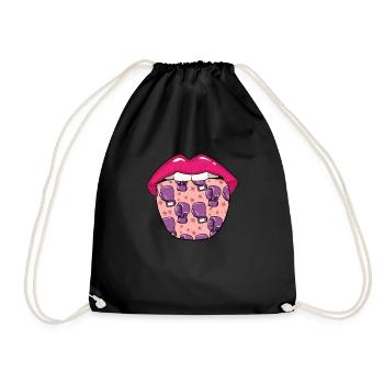 Boxing Boxer Lèvres - Sac de sport léger - noir - Devant