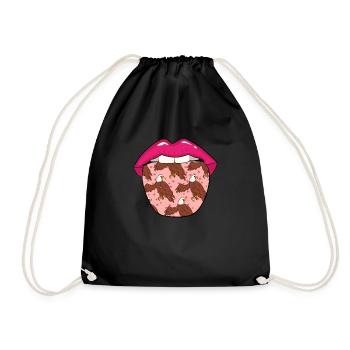 Langue d’aigle - Sac de sport léger - noir - Devant
